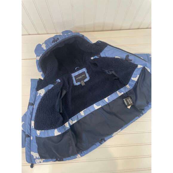 London Fog Full Zip Puffer Jacket & Robeez Shoes Boys Bundle Size 12-18 MO - Picture 3 of 9